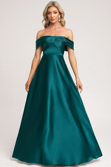 Robe Trapeze Epaule Dénudée - gallery 3
