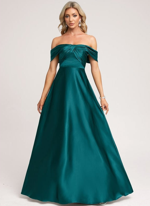 Robe Trapeze Epaule Dénudée - gallery 3
