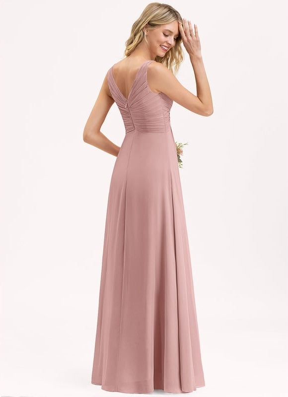 Robe Trapèze Élégante Mousseline - gallery 3