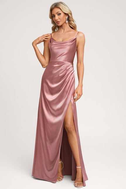 Robe Trapèze Satin Précieux - gallery 4