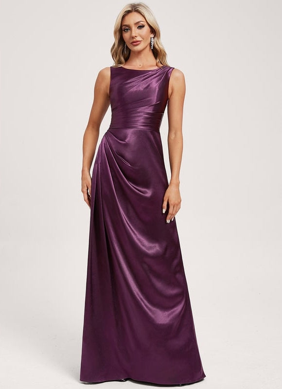 Robe Trapèze Glamour Élégante - gallery 1