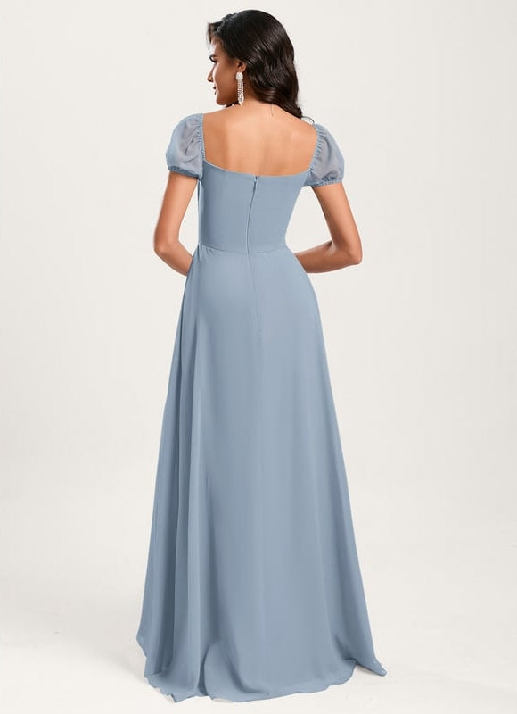 Robe Trapèze Flottante Aqua - gallery 1