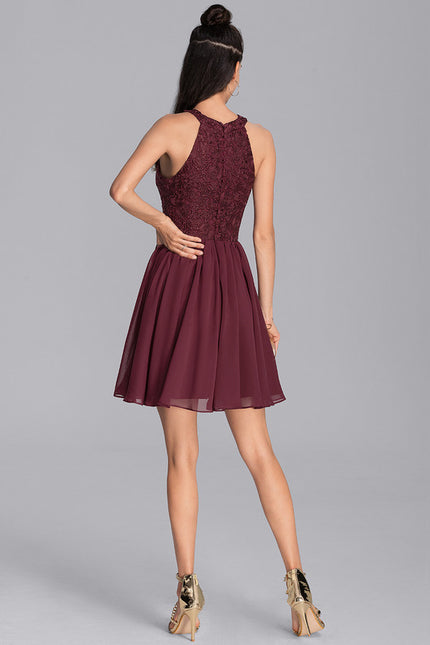 Robe Trapèze Courte Festive - gallery 3