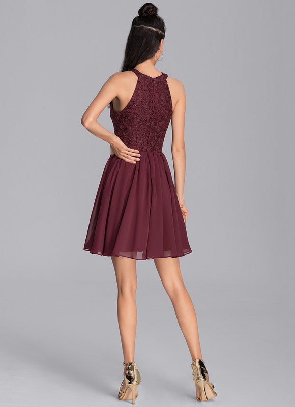 Robe Trapèze Courte Festive - gallery 3
