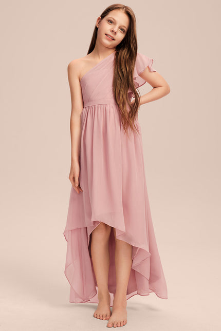 Robe Trapèze Rosée Flottante - gallery 1
