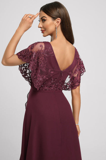 Robe Trapèze Velours Ambré - gallery 1