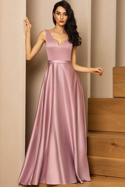 Robe Satin Trapeze - gallery 1