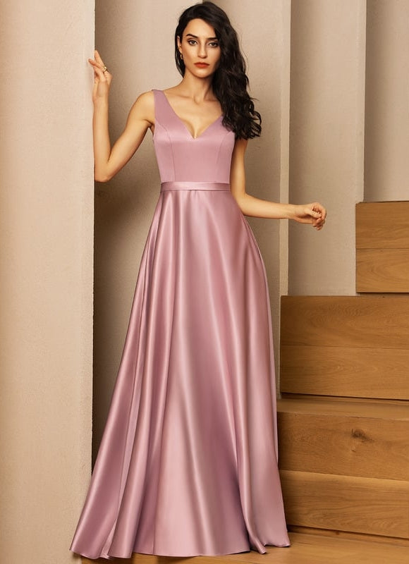 Robe Satin Trapeze - gallery 1