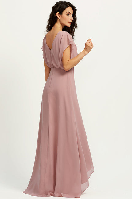 Robe Trapèze Aérienne Vert Pâle - gallery 3