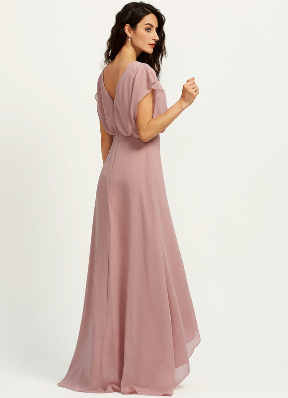 Robe Trapèze Aérienne Vert Pâle - gallery 3