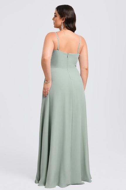 Robe Trapèze Flottante Aqua - gallery 9