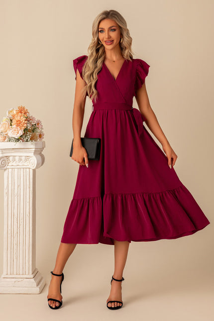 Robe Trapeze Volant - gallery 1