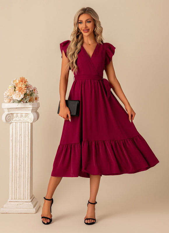 Robe Trapeze Volant - gallery 1