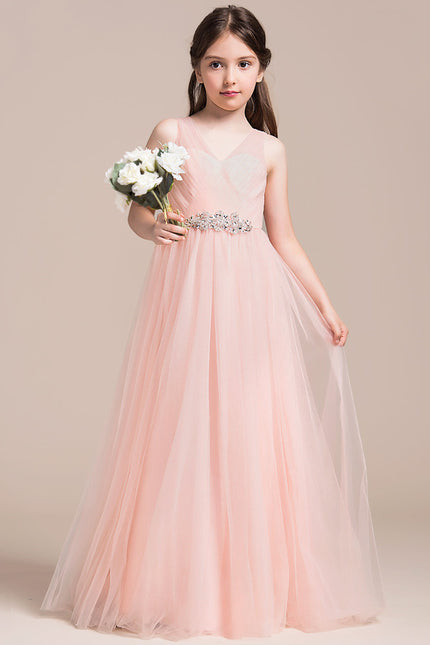 Robe Trapèze Rêve Rose Tulle - gallery 1
