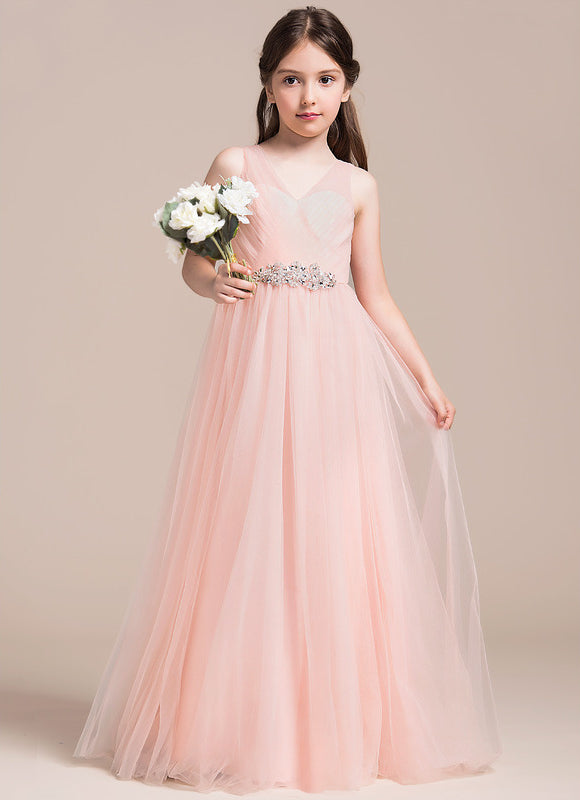 Robe Trapèze Rêve Rose Tulle - gallery 1