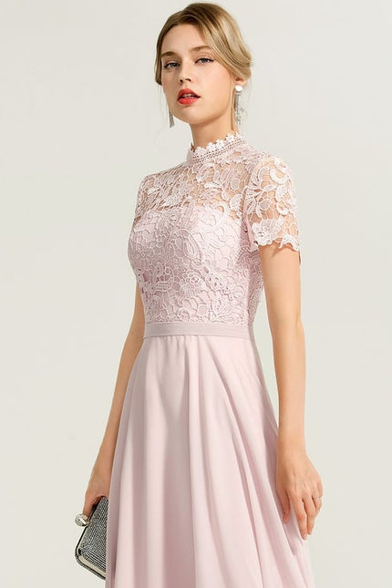 Robe Trapèze Rose Pastel - gallery 8
