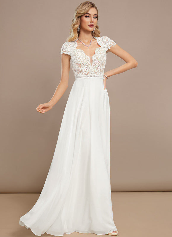 Robe Trapèze Éblouissante Aérienne - gallery 1