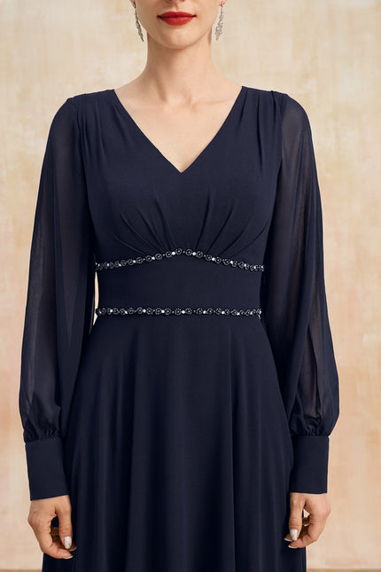 Robe Trapèze Éclat De Vague - gallery 6