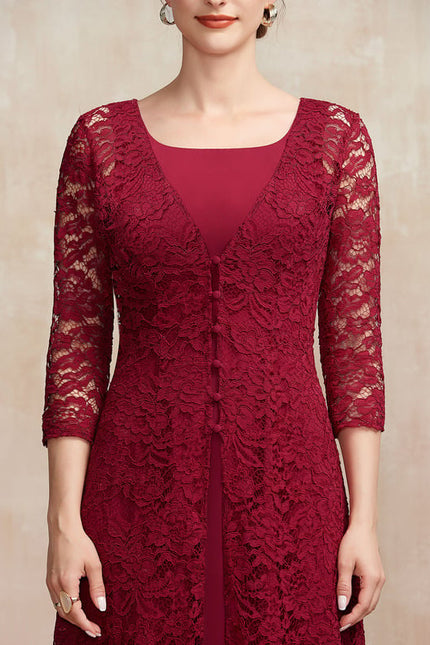 Robe Trapèze Rouge Évanescence - gallery 7