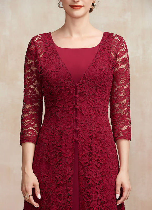 Robe Trapèze Rouge Évanescence - gallery 7