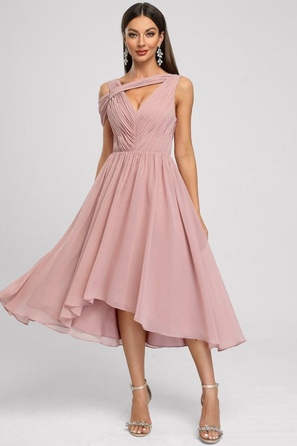 Robe Trapèze Plissée Émeraude - gallery 1