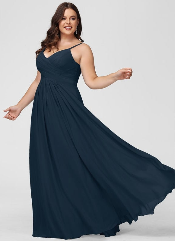 Robe Trapèze Élégante Mousseline - gallery 7