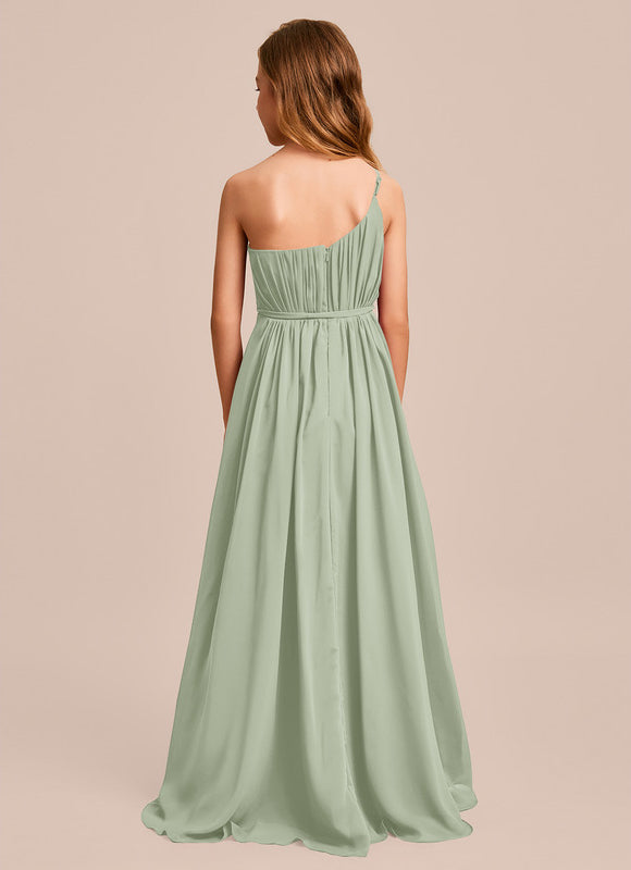 Robe Trapèze Verte Évanescente - gallery 1