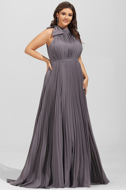 Robe Trapèze Harmonie Plissée - gallery 6