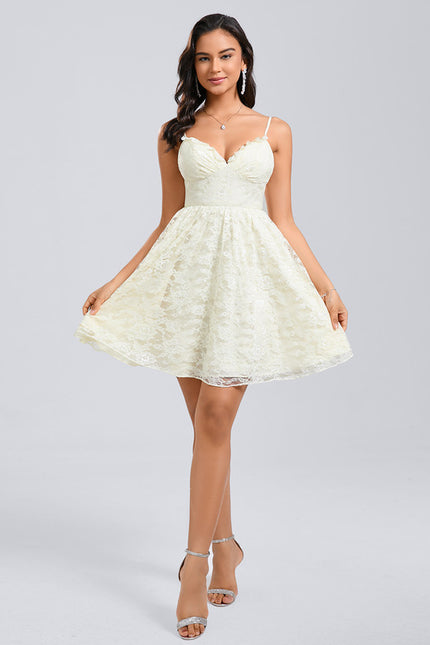 Robe Trapèze Écrue Chic - gallery 5