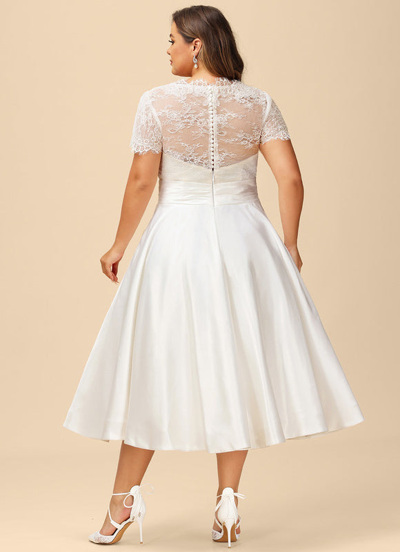 Robe Trapèze Lueur Nuptiale - gallery 8