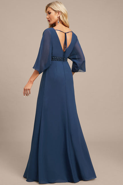 Robe Trapèze Longue Élégante - gallery 8