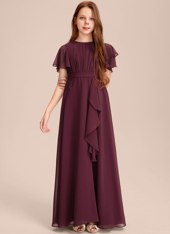 Robe Trapèze Bordeaux Flottante