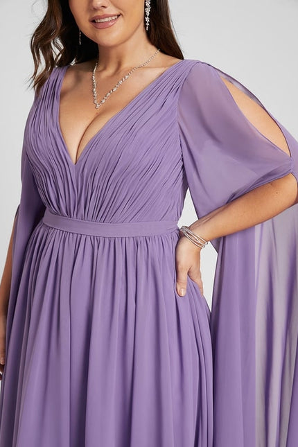 Robe Trapèze Élégante Mousseline - gallery 9