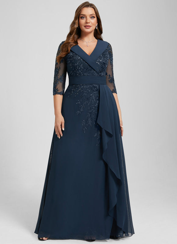 Robe Trapèze Nuit Éclatante - gallery 8