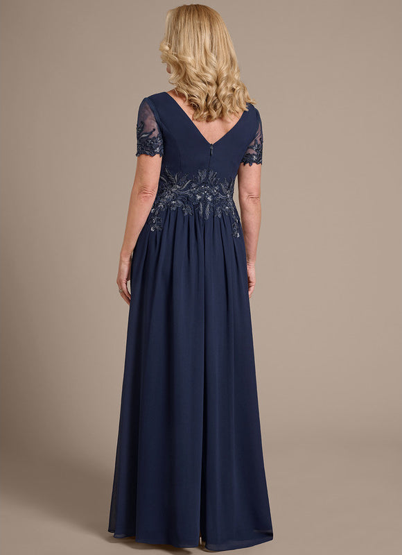 Robe Trapèze Nuit Élégante - gallery 6