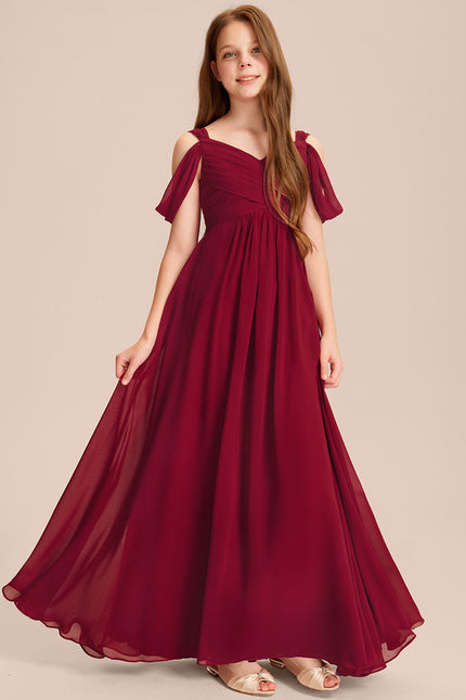 Robe Trapèze Rouge Velours Flottant