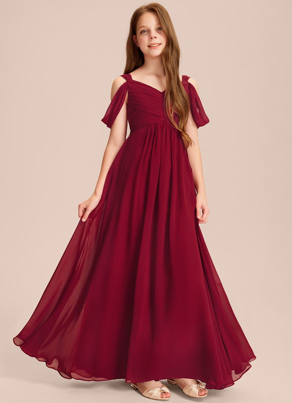 Robe Trapèze Rouge Velours Flottant