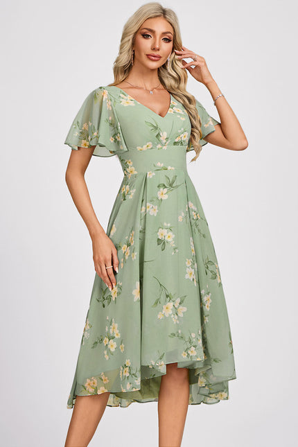 Robe Trapèze Fluide Asymétrique - gallery 3