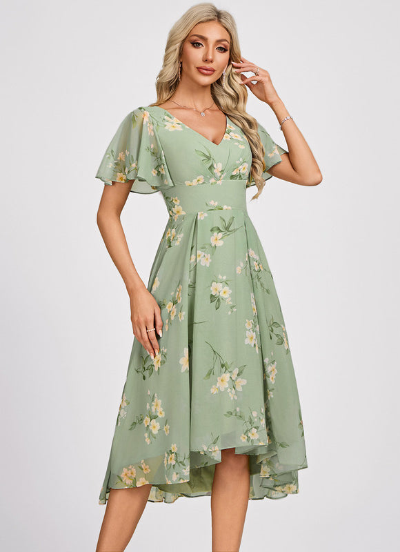 Robe Trapèze Fluide Asymétrique - gallery 3