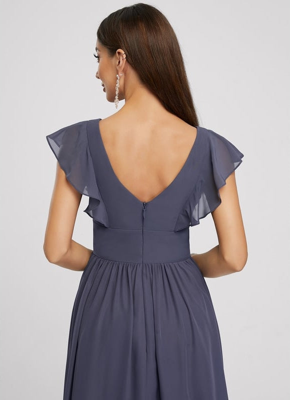 Robe Trapèze Émeraude Volante - gallery 5
