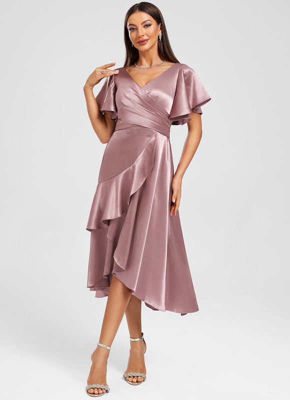 Robe Trapèze Asymétrique Chic - gallery 2