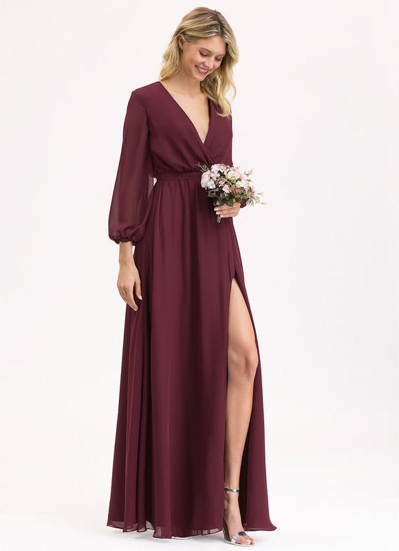 Robe Trapèze Ruban De Myrtille - gallery 3