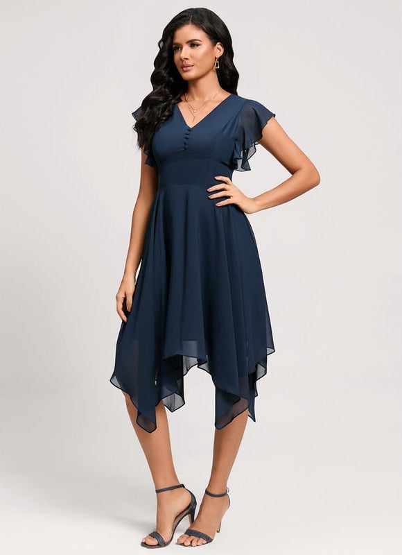 Robe Trapèze Éclat Terre - gallery 3