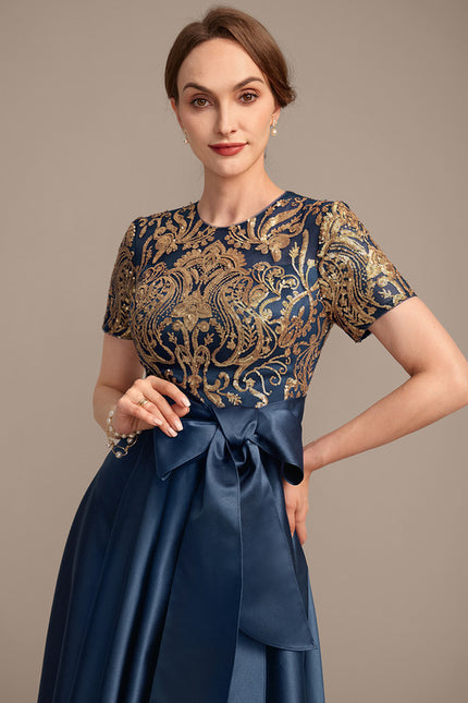 Robe Trapèze Indigo Étoilé - gallery 1