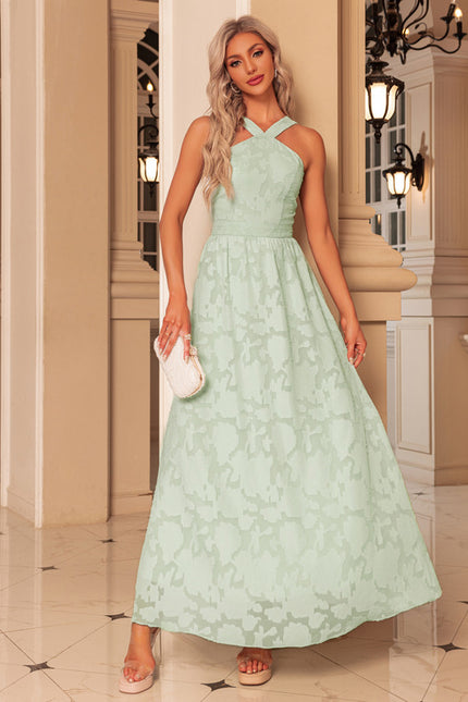 Robe Trapèze Aube Verte - gallery 2