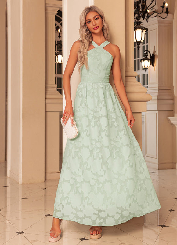 Robe Trapèze Aube Verte - gallery 2