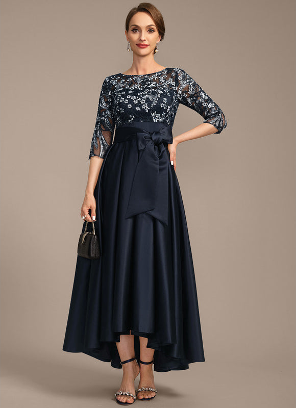 Robe Trapèze Satin Nuit - gallery 3