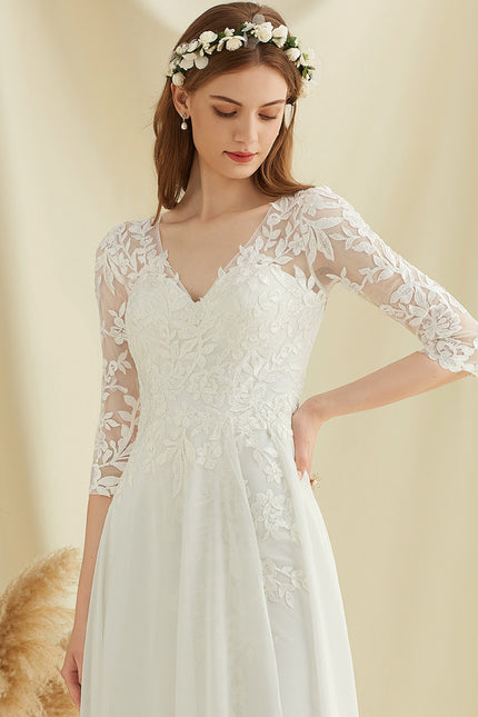 Robe Trapèze Éblouissante Aérienne - gallery 4