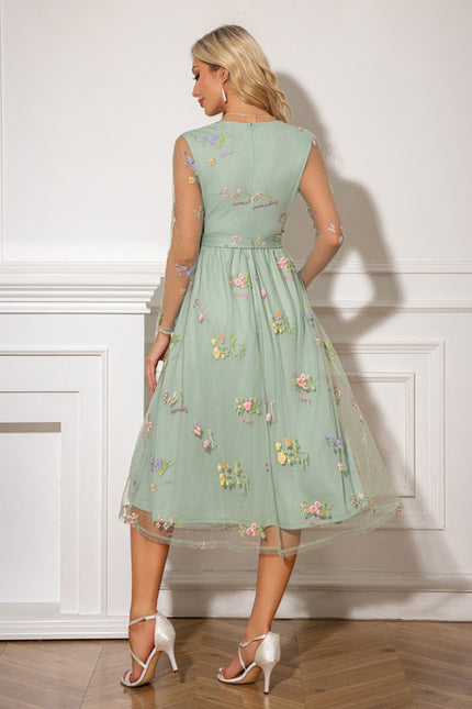 Robe Trapeze Fleurie - gallery 2