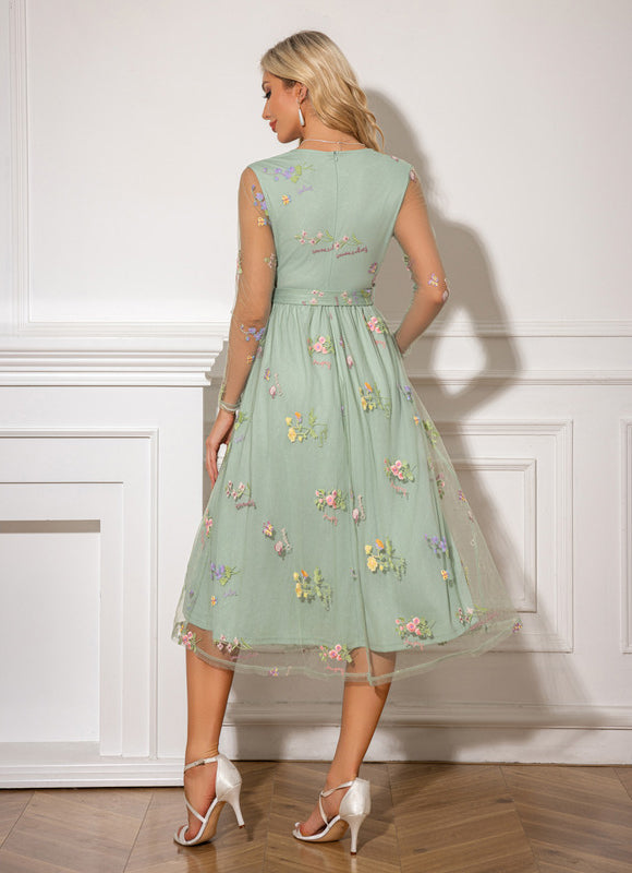 Robe Trapeze Fleurie - gallery 2